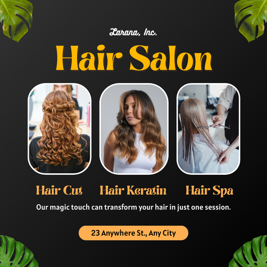 Salon Instagram Canva Template Pack